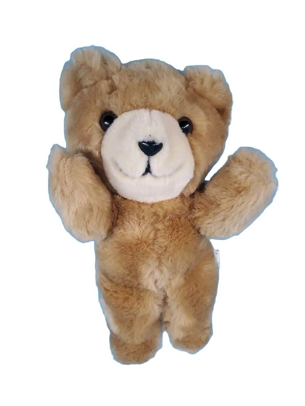 Vintag Teddy Bear Plush 1983 Stuffed Animal Brown 11" Trudy Toys Korea